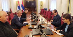 11. мај 2023. Председник Посланичке групе пријатељства са Кубом у разговору са амбасадором Кубе 